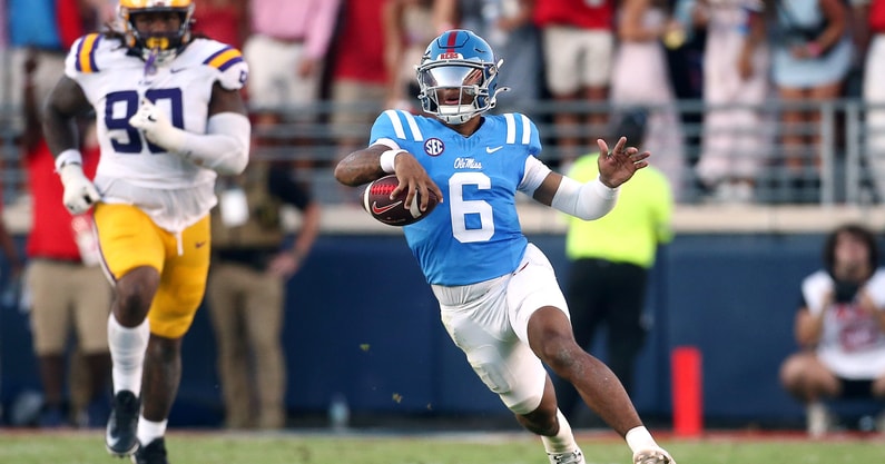 NCAA Football: Louisiana State at Mississippi