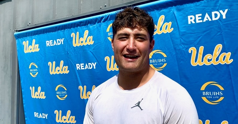 UCLA defensive lineman Jacob Busic