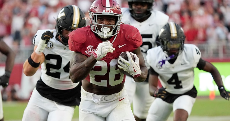 Alabama RB Jam Miller vs. Vanderbilt