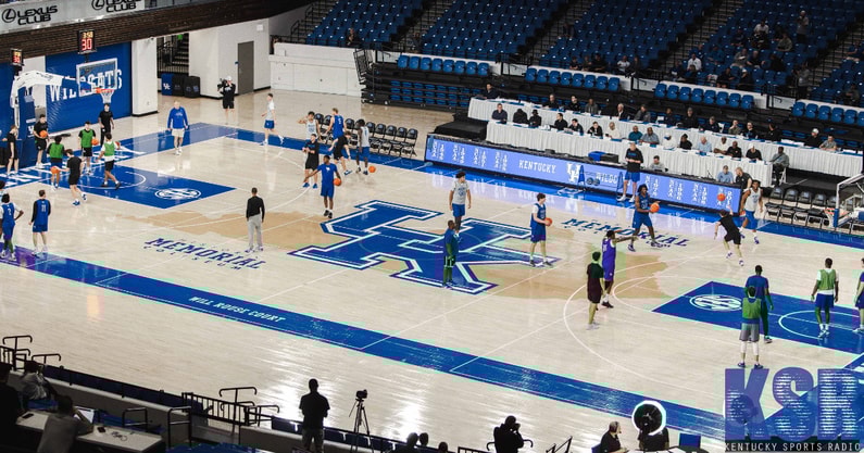 Kentucky Basketball Pro Day at Historic Memorial Coliseum, via Aaron Perkins, KSR