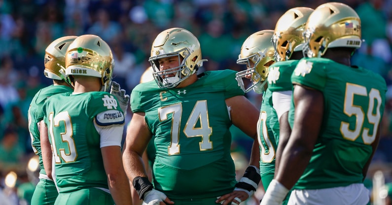 Notre Dame OL Billy Schrauth Boise State