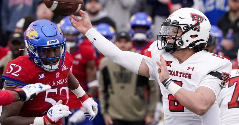 NCAA Football: Texas Tech at Kansas