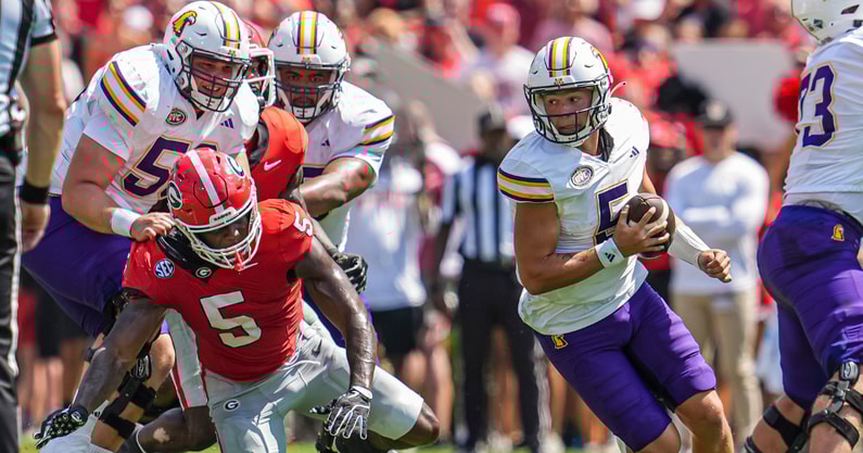 Tennessee Tech played at Georgia in 2024, via Dale Zanine-Imagn Images