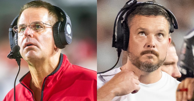 Indiana HC Curt Cignetti, Oregon HC Dan Lanning