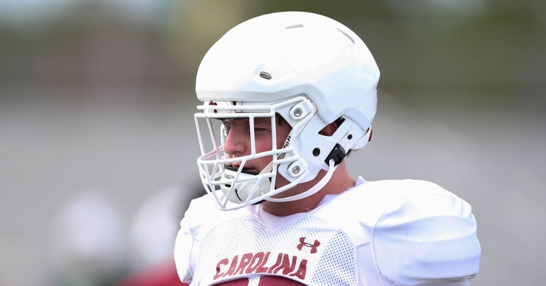 south carolina gamecocks ol cason henry