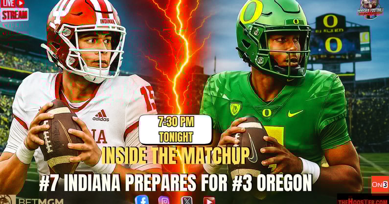 INSIDE THE MATCHUP INDIANA PREPARES FOR #3 OREGON