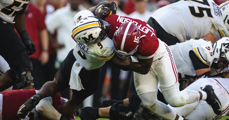 Alabama LB Justin Jefferson