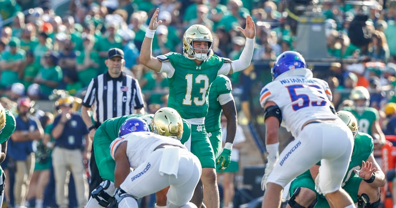 Notre Dame QB CJ Carr Boise State