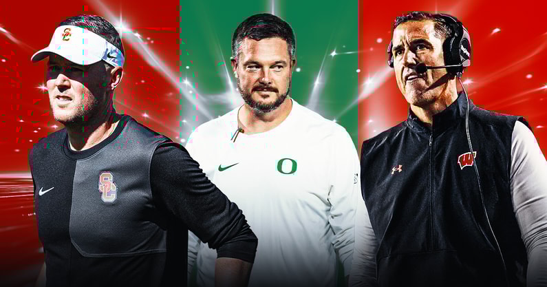 Dan Lanning, Lincoln Riley and Luke Fickell