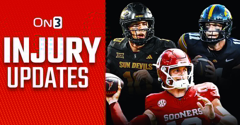 week 7 college football injury updates john mateer