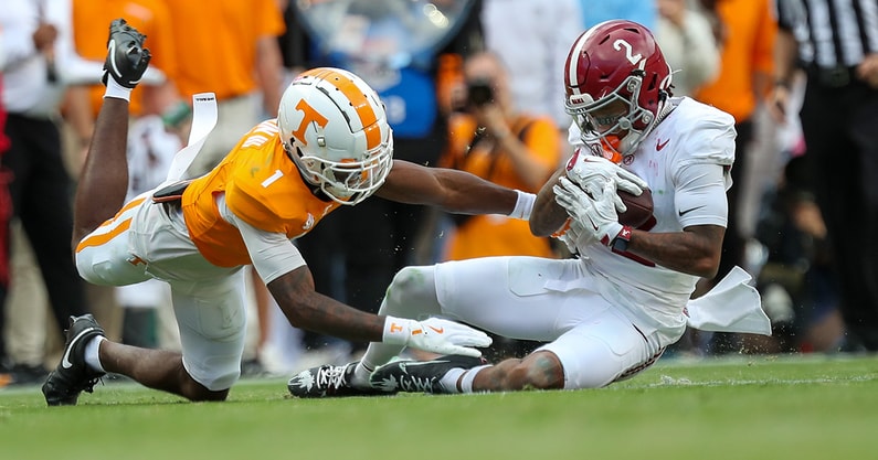 Tennessee DB Rickey Gibson, Alabama WR Ryan Williams