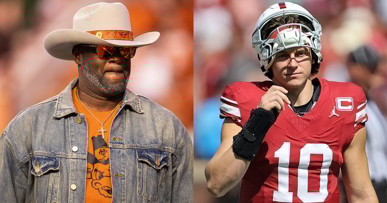 Former Texas QB Vince Young, Oklahoma QB John Mateer