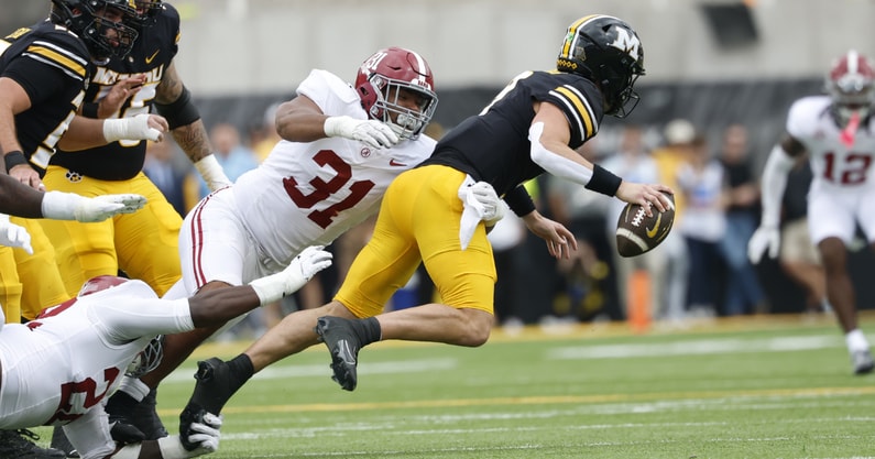 Alabama DL Keon Keeley