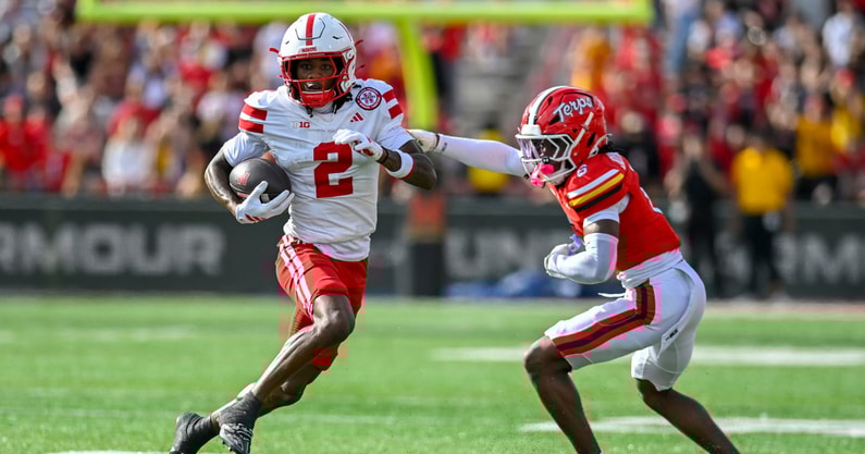 Nebraska football Jacory Barney Jr.