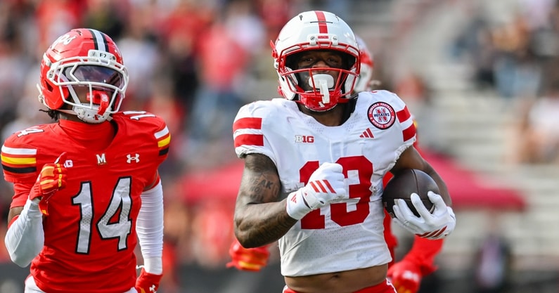 Nyziah Hunter Nebraska Maryland football