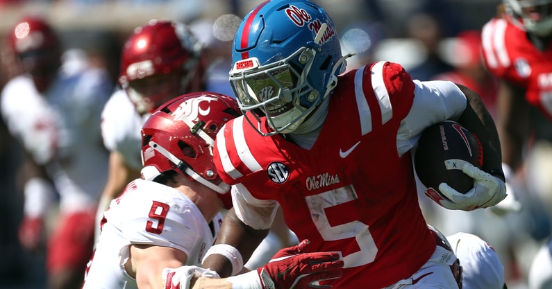 NCAA Football: Washington State at Mississippi