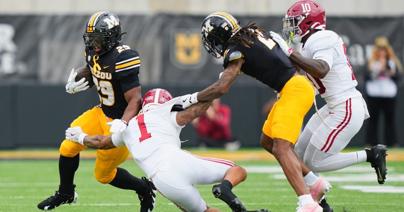 Alabama defense vs. Mizzou