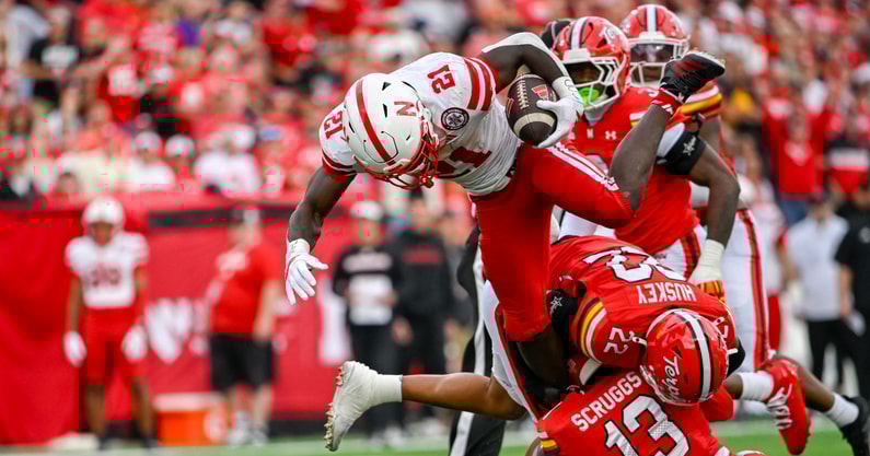 Nebraska football RB Emmett Johnson