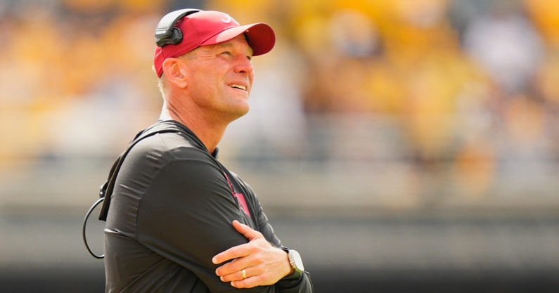 Alabama coach Kalen DeBoer