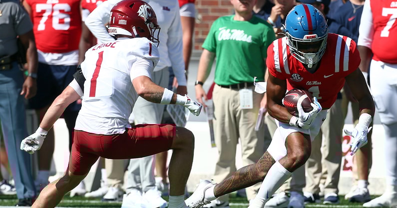 NCAA Football: Washington State at Mississippi