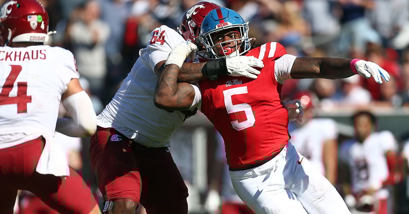 NCAA Football: Washington State at Mississippi