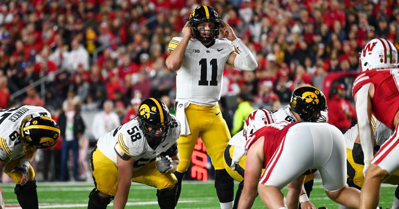 The Hawkeyes handled the Badgers in Madison on Saturday. (Photo by Dennis Scheidt)