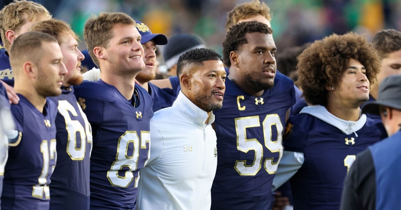 Marcus Freeman and Notre Dame