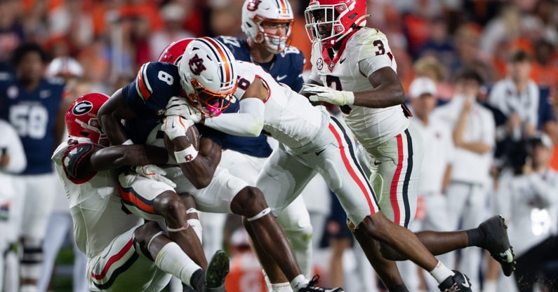 Georgia defense Auburn.