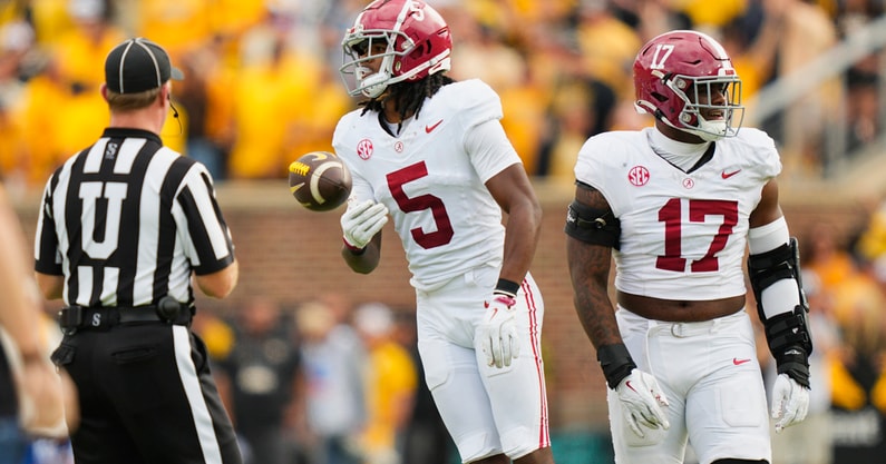 NCAA Football: Alabama at Missouri