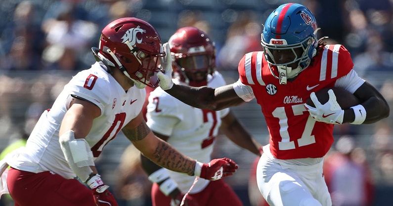 NCAA Football: Washington State at Mississippi