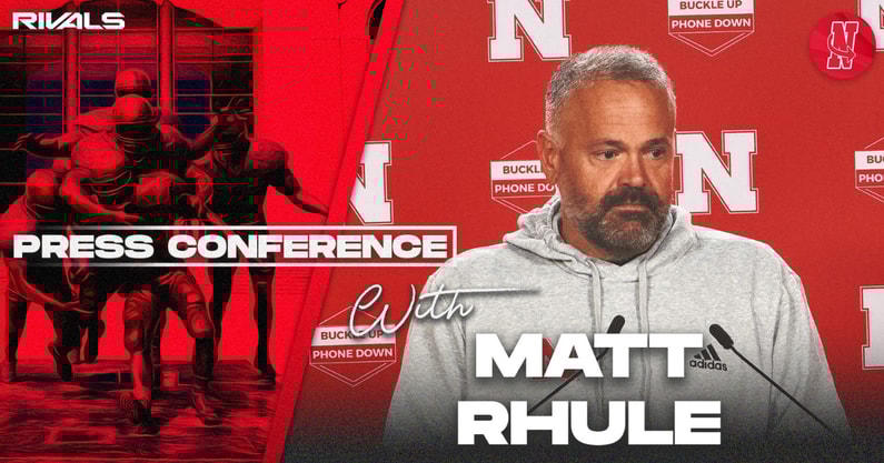 Nebraska football coach Matt Rhule addressed the Penn State job opening, the firing of James Franklin and the Huskers' upcoming game at Minnesota during his Monday press conference