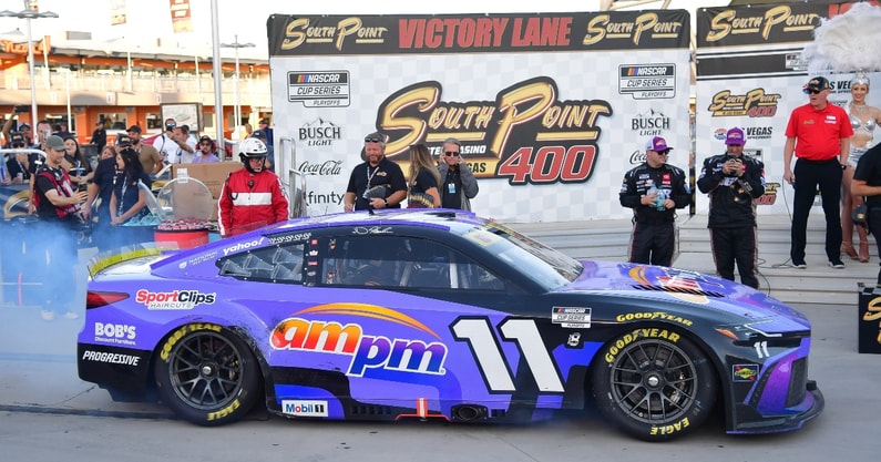 Denny Hamlin Vegas burnout NASCAR Power Rankings