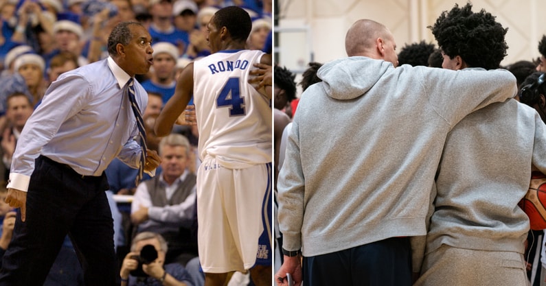 Tubby Smith talks Rajon Rondo and Kentucky's pursuit of Tyran Stokes (Photos by John Sommers/Icon SMI/Icon Sport Media via Getty Images, Jonae McCloud of USA Basketball)