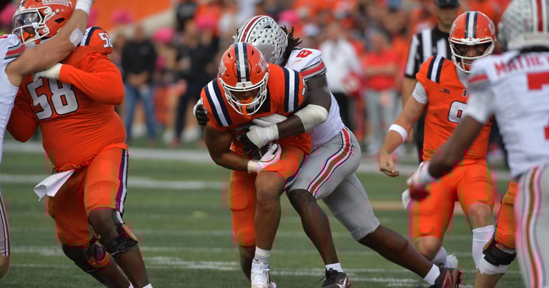 NCAA Football: Ohio State at Illinois
