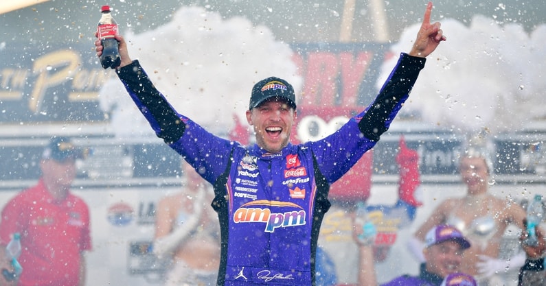 Denny Hamlin NASCAR Las Vegas win