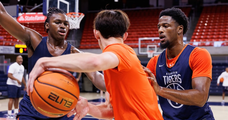 Auburn goes through fall practice with the 2025-26 season ahead. (Photo by Auburn Athletics)