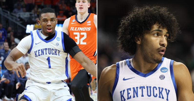 Lamont Butler (left) and Jacob Toppin at Kentucky - Kentucky Sports Radio