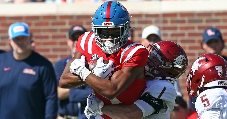 NCAA Football: Washington State at Mississippi