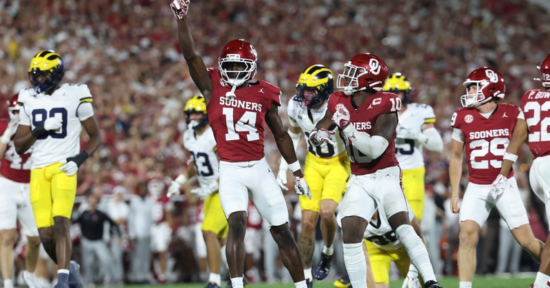 NCAA Football: Michigan at Oklahoma