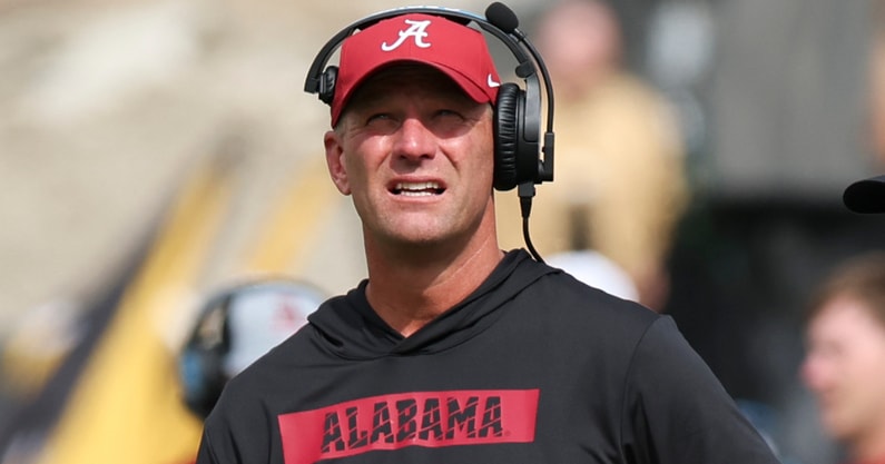 Alabama coach Kalen DeBoer