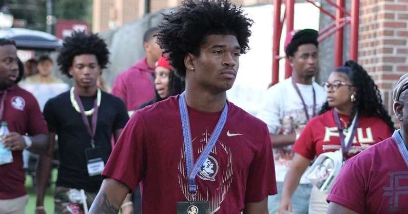 Jay Timmons at FSU vs Miami (Matt LaSerre/Warchant)