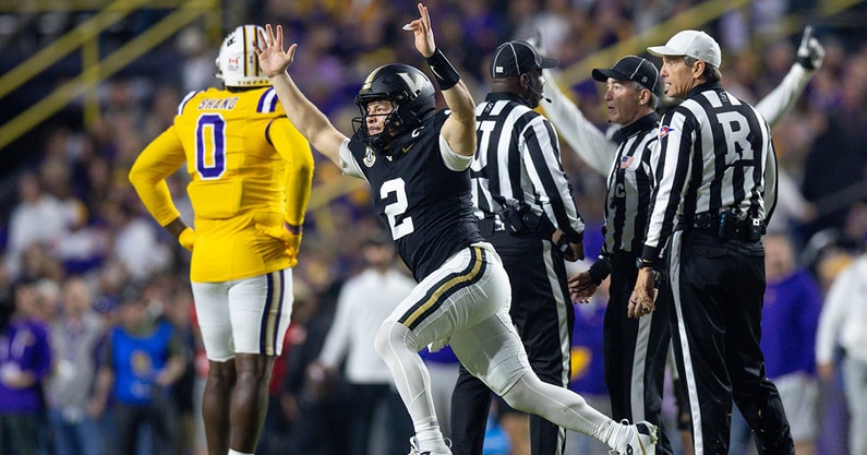 Vanderbilt QB Diego Pavia vs. LSU