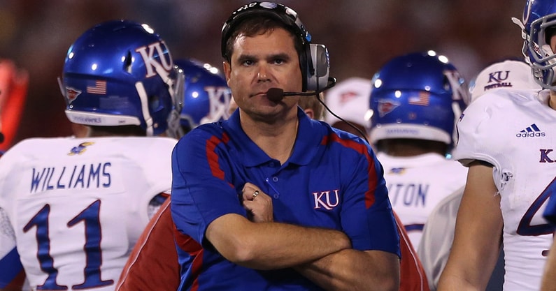 NCAA Football: Kansas at Oklahoma