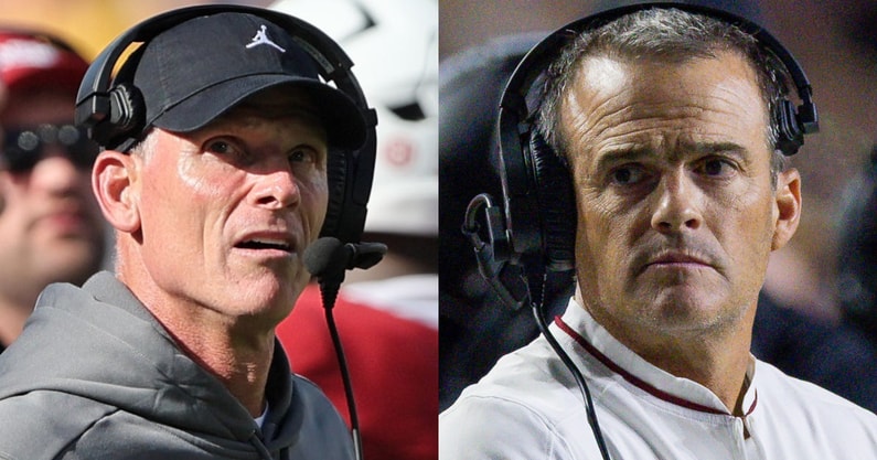 Oklahoma HC Brent Venables, South Carolina HC Shane Beamer