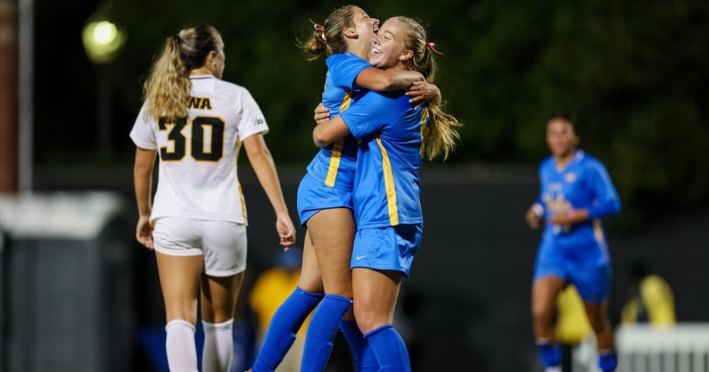 The Bruins dominated after an early red card on the Hawkeyes. (Photo by UCLA Athletics)