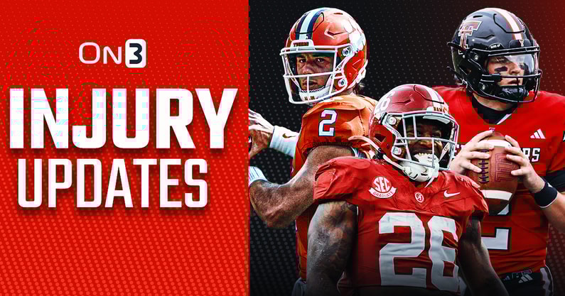 college football week 8 injury updates