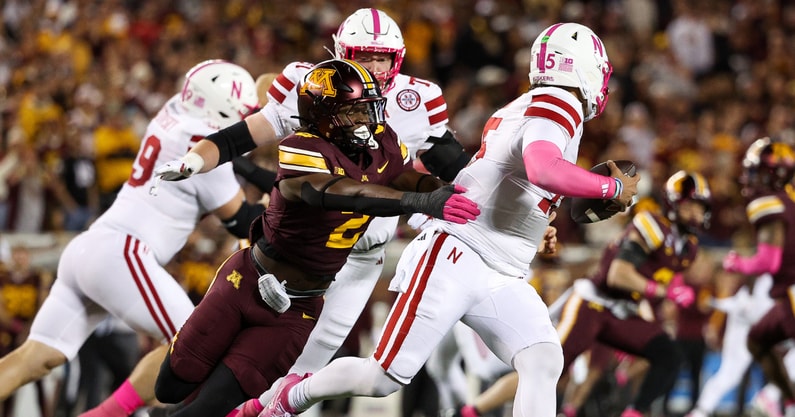 Nebraska football QB Dylan Raiola vs. Minnesota