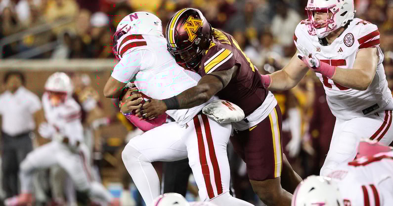 Nebraska football QB Dylan Raiola vs. Minnesota