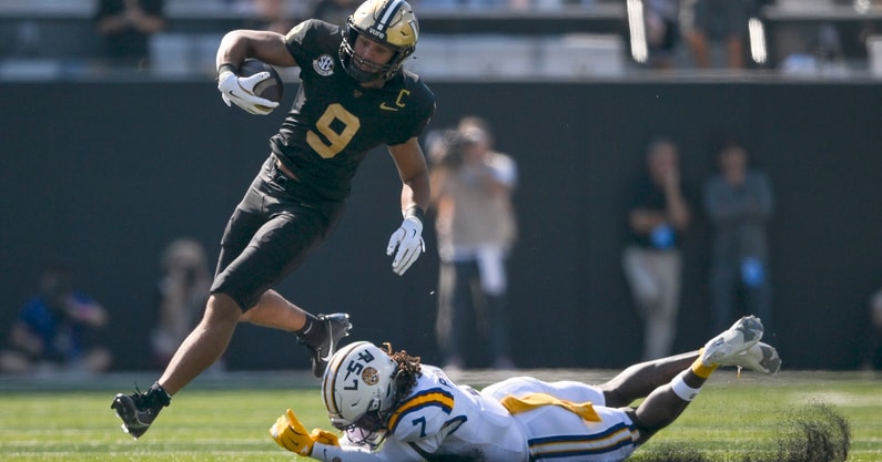 NCAA Football: Louisiana State at Vanderbilt