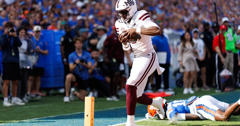NCAA Football: Mississippi State at Florida